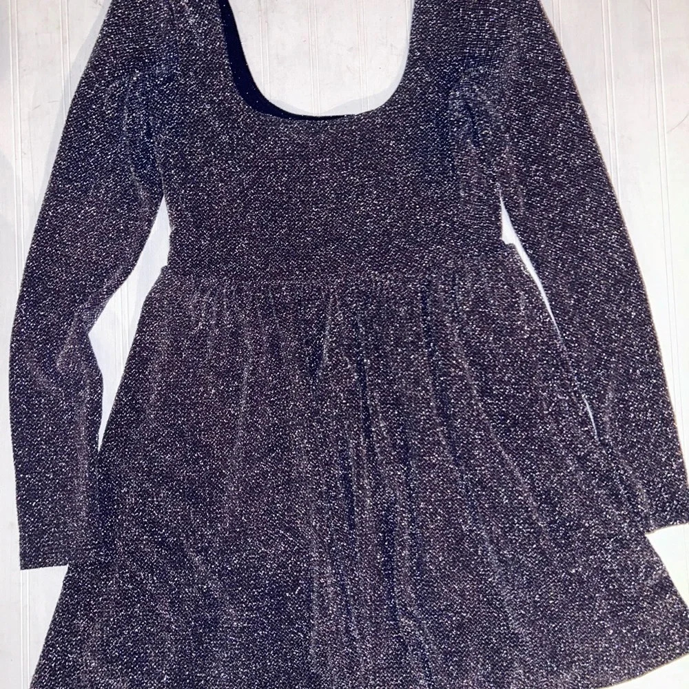 Women’s Free People Shimmer Long Sleeve Dress Size M D11